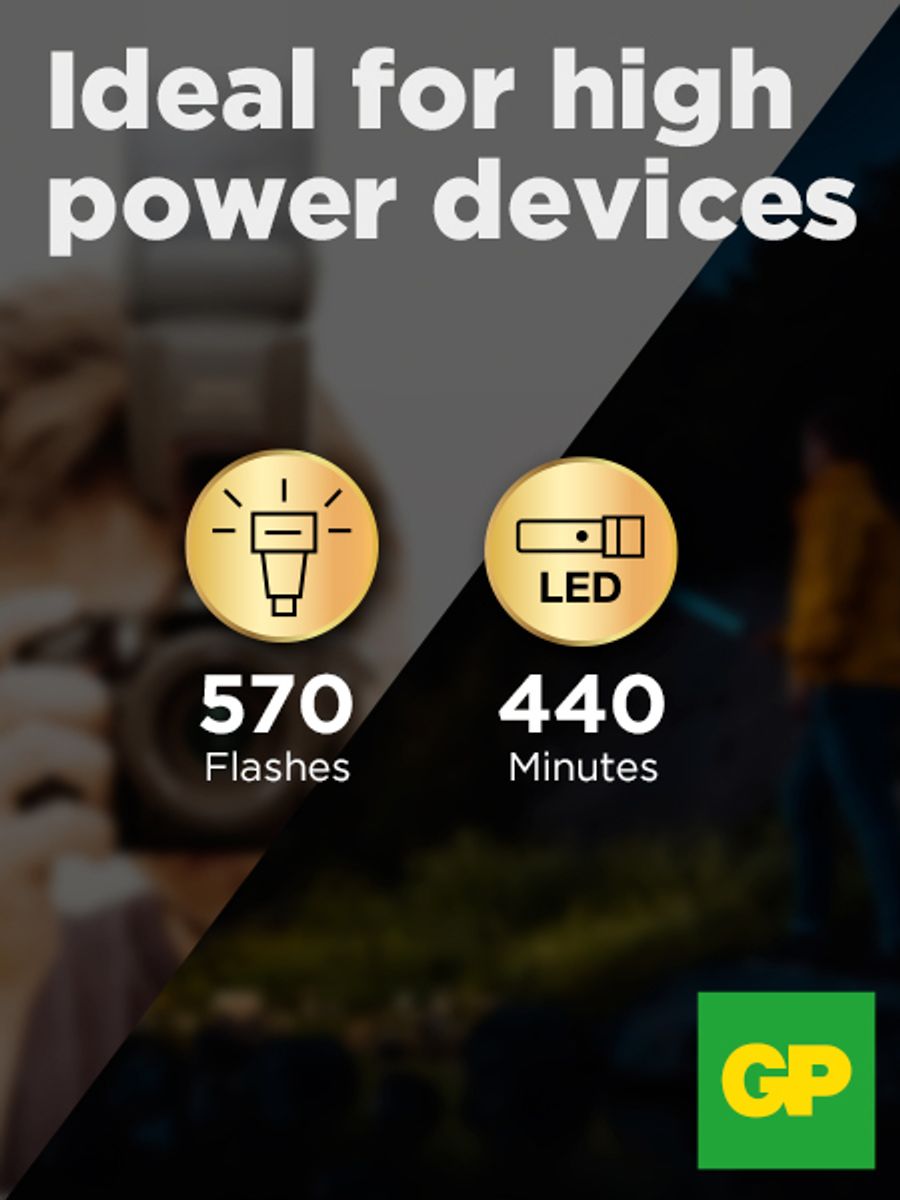 Batteri GP AA (LR6) Ultra+alkaline 1,5V 40 stk